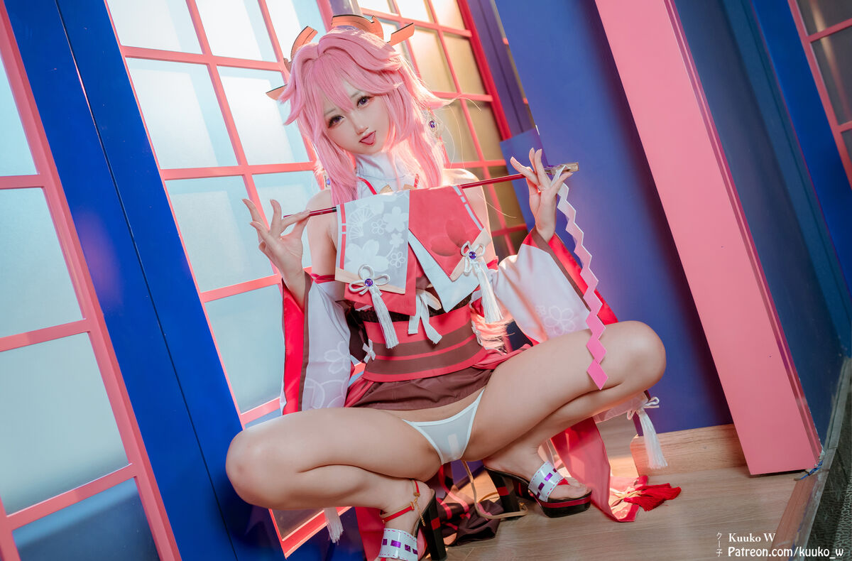 Coser@Kuukow - クー子 - Yae Miko (38P) Coser@Kuukow - クー子 - Yae Miko (38P)