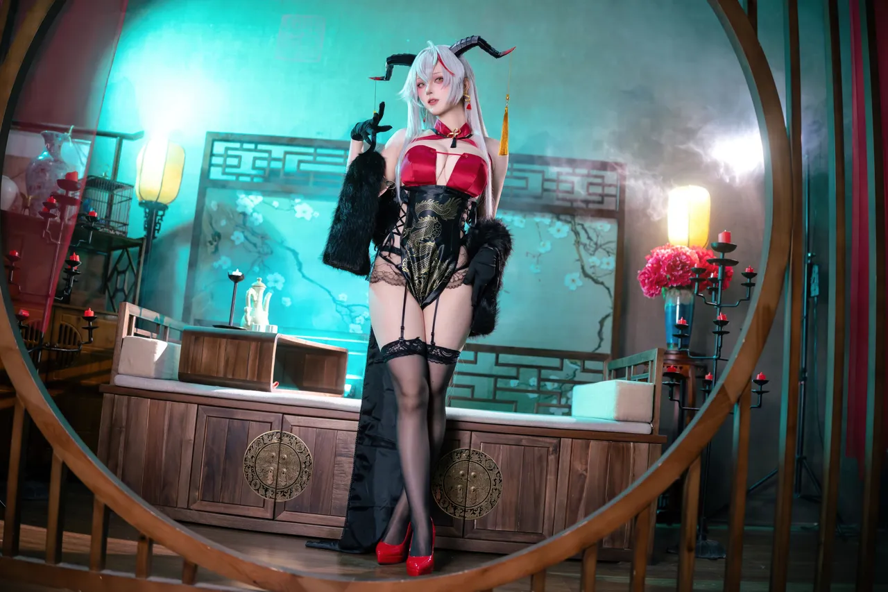 Yukako - Azure Route Egil cheongsam Yukako - Azure Route Egil cheongsam