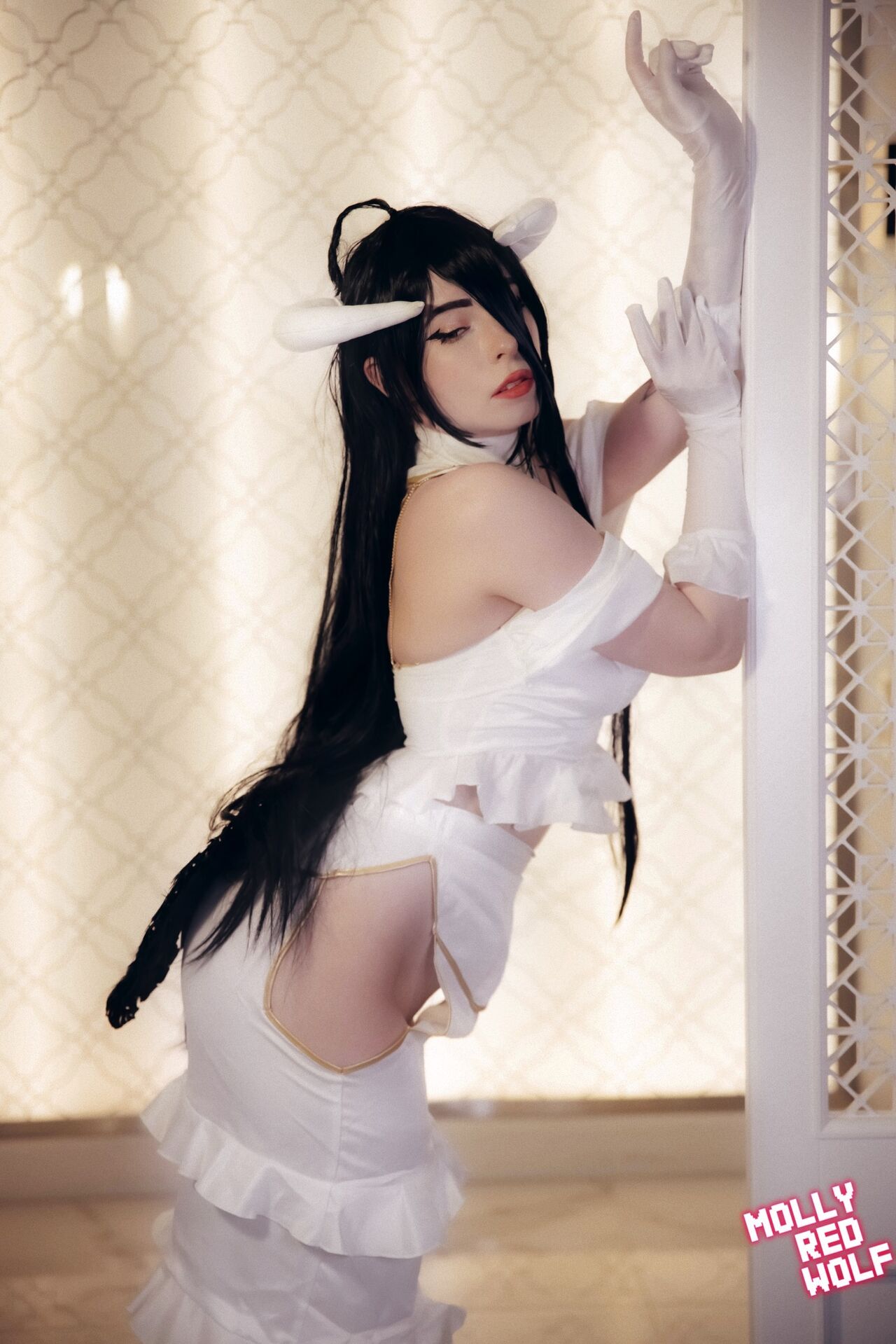 MollyRedWolf Albedo cosplay MollyRedWolf Albedo cosplay