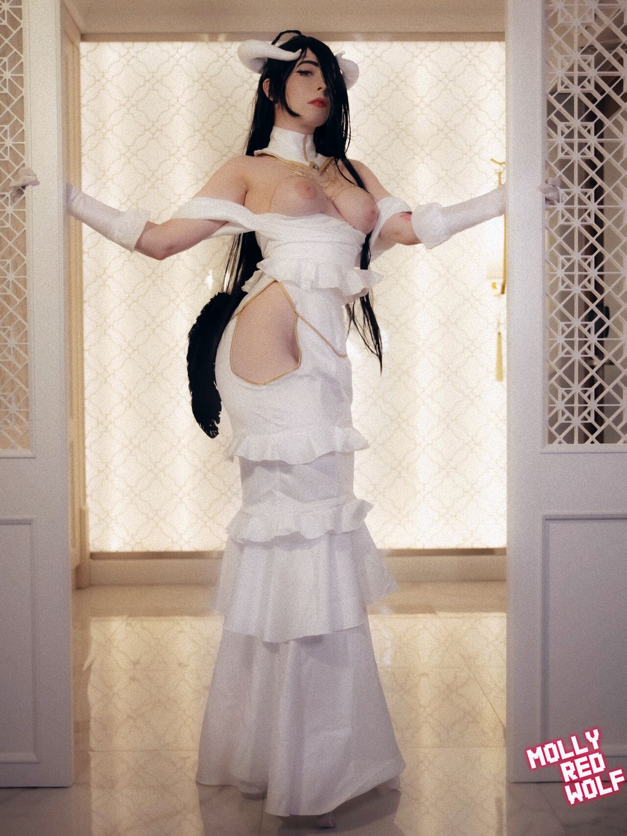 MollyRedWolf Albedo cosplay MollyRedWolf Albedo cosplay