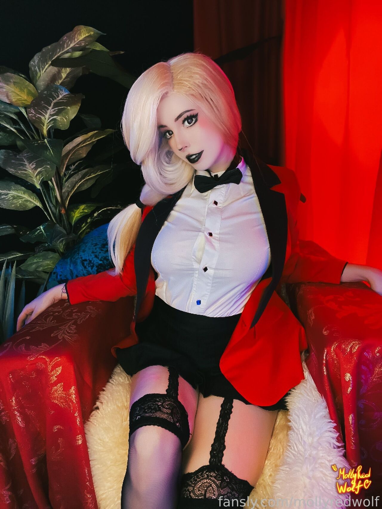 Charlie Cosplay (Hazbin Hotel) - Mollyredwolf Charlie Cosplay (Hazbin Hotel) - Mollyredwolf