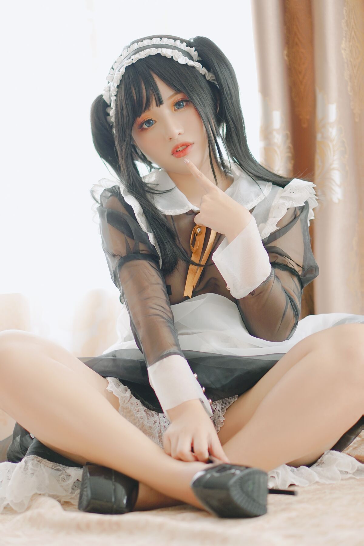 Coser@Chono Black - Transparent Maid (17P) Coser@Chono Black - Transparent Maid (17P)