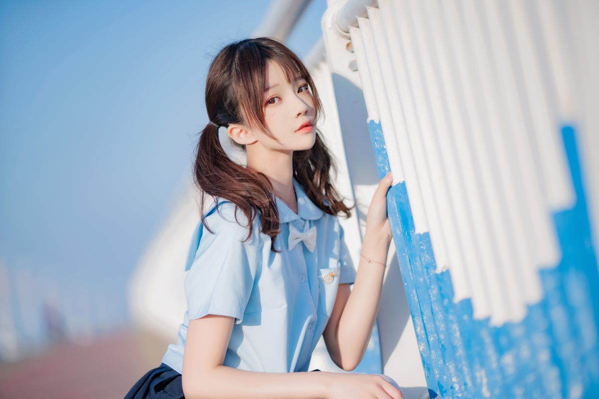 Coser@ Sakura Momo Qiu Vol.117 蔚蓝 Coser@ Sakura Momo Qiu Vol.117 蔚蓝