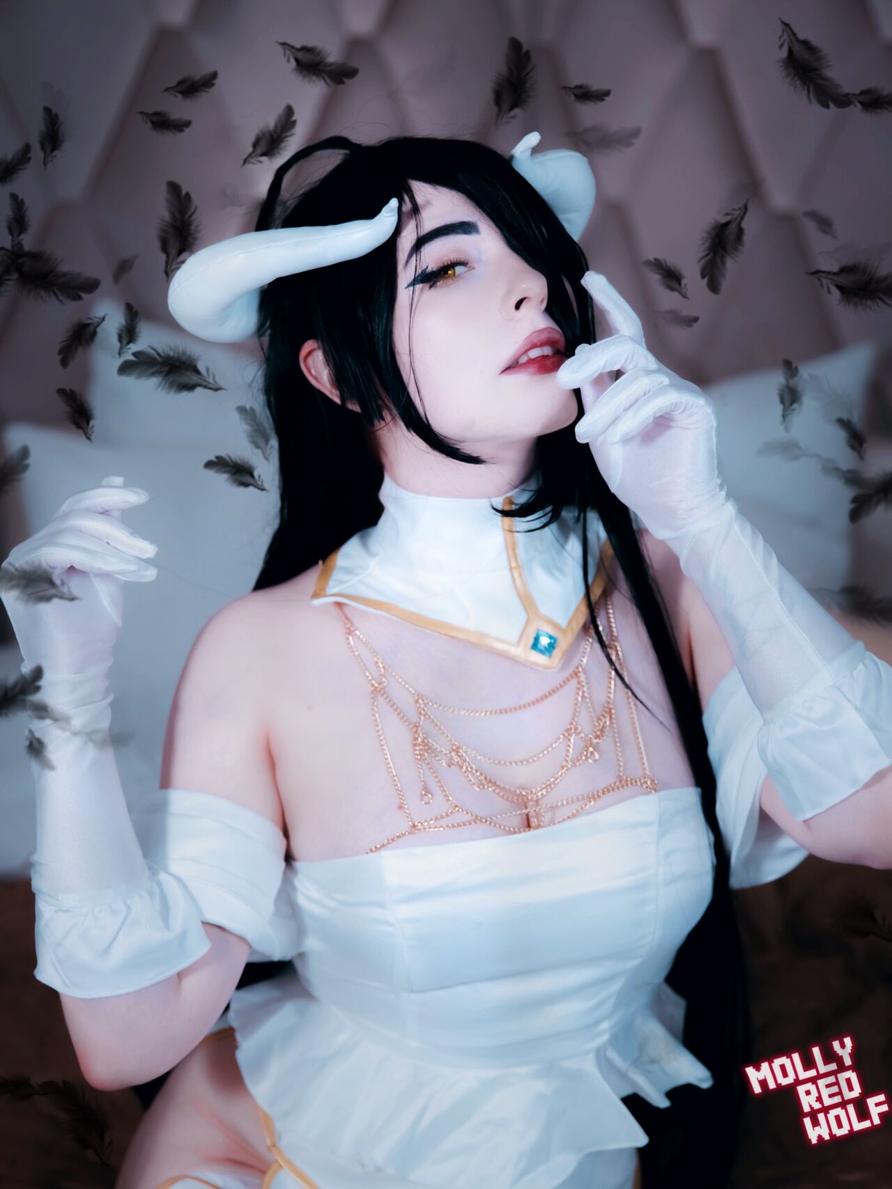 MollyRedWolf Albedo cosplay 1 MollyRedWolf Albedo cosplay 1