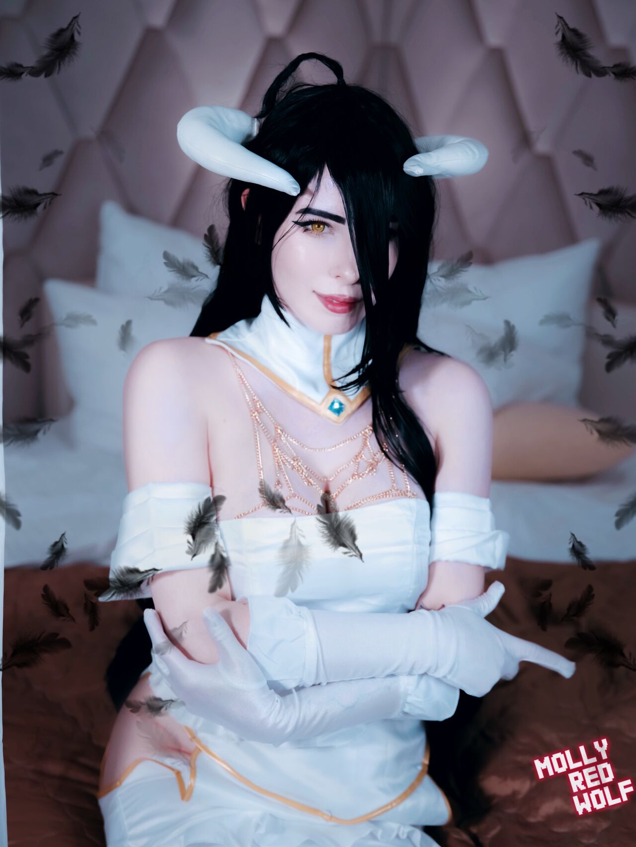 MollyRedWolf Albedo cosplay 1 MollyRedWolf Albedo cosplay 1