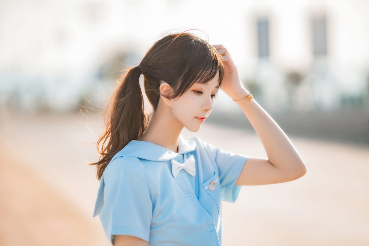 Coser@ Sakura Momo Qiu Vol.117 蔚蓝 Coser@ Sakura Momo Qiu Vol.117 蔚蓝