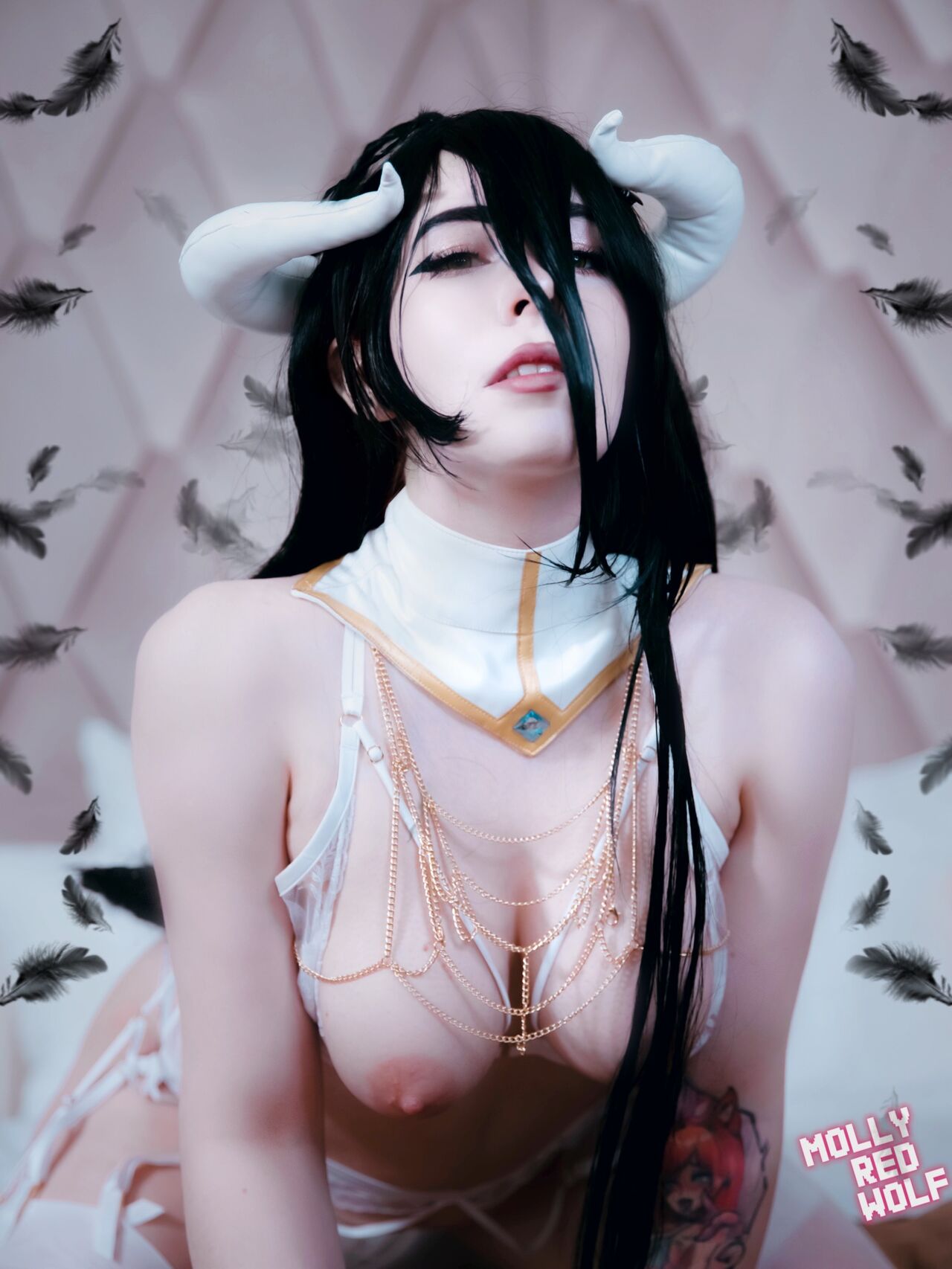MollyRedWolf Albedo cosplay 1 MollyRedWolf Albedo cosplay 1