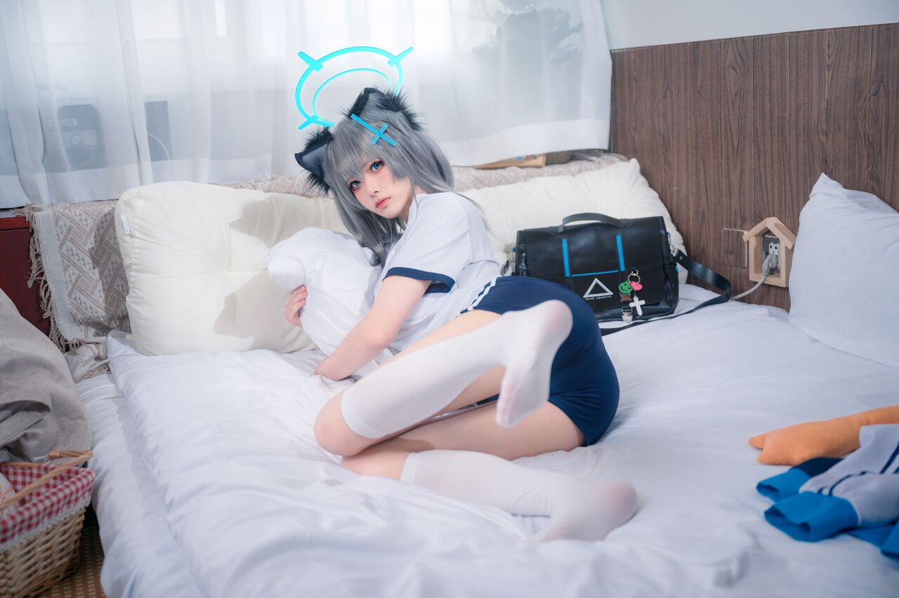 Kyu Qiao Gymnastics Clothes Shirako Shiroko Kyu Qiao Gymnastics Clothes Shirako Shiroko