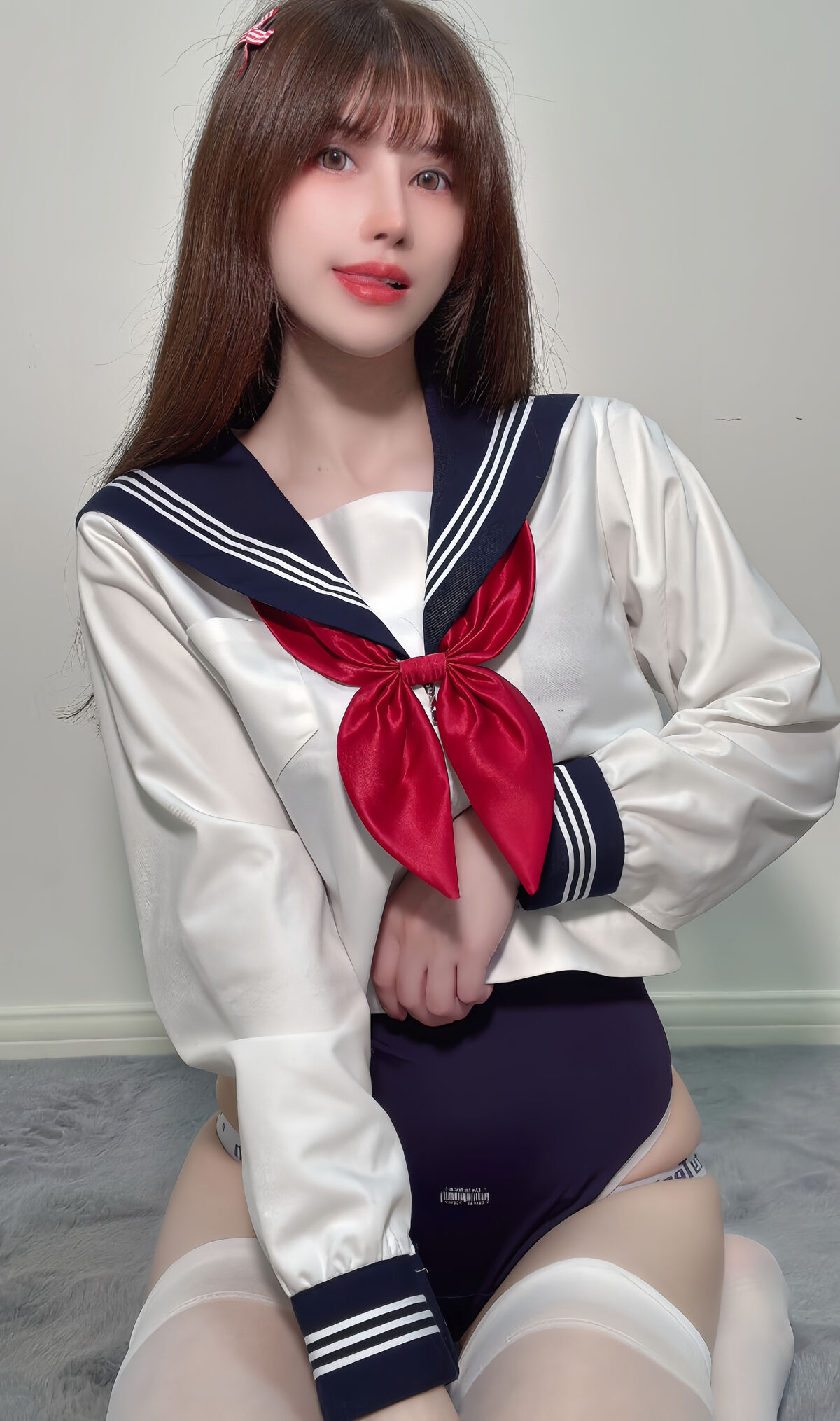 Coser@ Deer 8 Years Old - White Silk Sailor Suit (36P) Coser@ Deer 8 Years Old - White Silk Sailor Suit (36P)