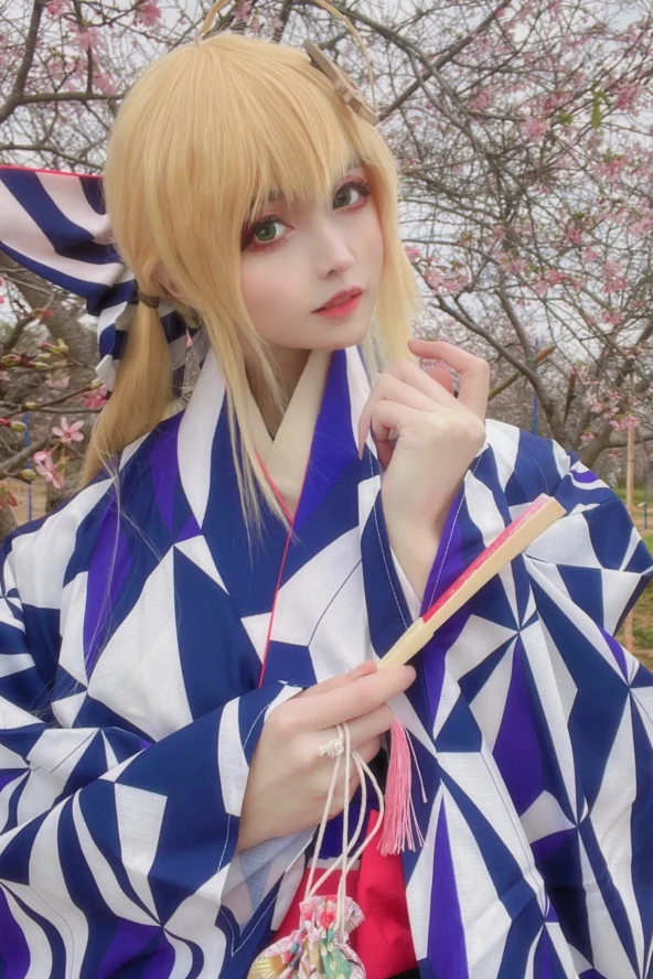 Yamazaki Reina - Artoria kimono 9 Yamazaki Reina - Artoria kimono