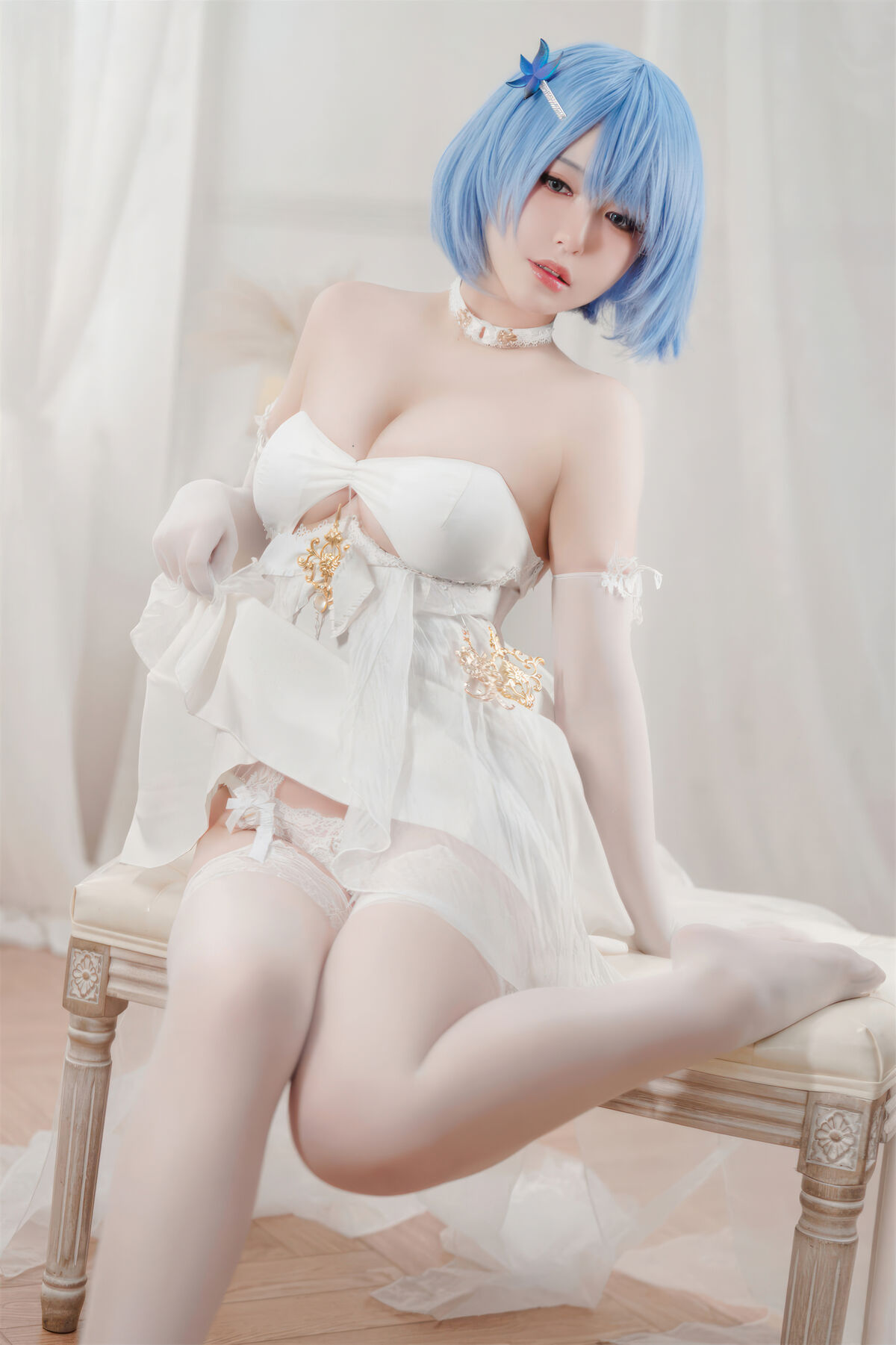 Coser@ Half and a Half - Azur Route Chabaev Melody of the White Cavalry Dress (64P - 2V) Coser@ Half and a Half - Azur Route Chabaev Melody of the White Cavalry Dress (64P - 2V)