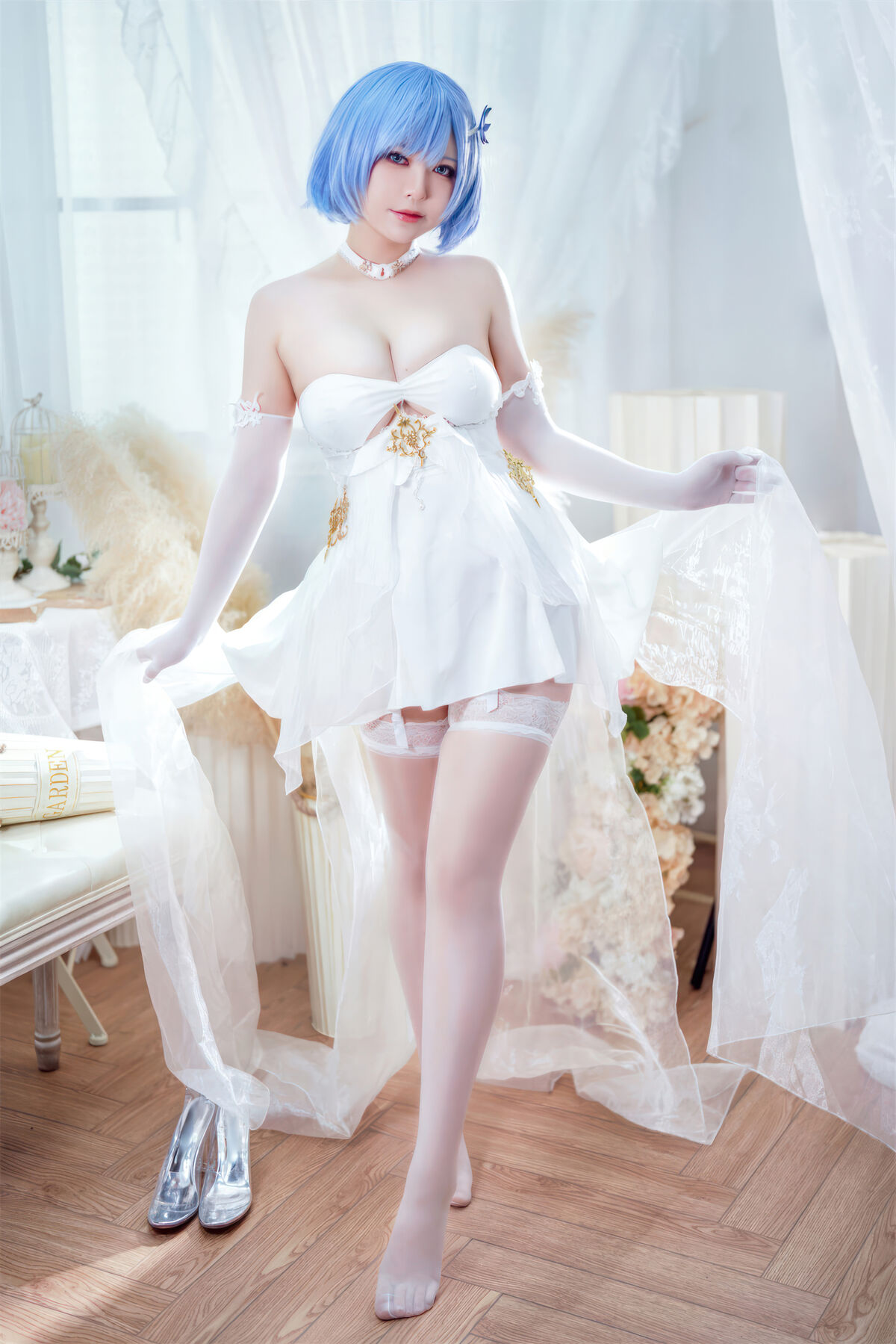 Coser@ Half and a Half - Azur Route Chabaev Melody of the White Cavalry Dress (64P - 2V) Coser@ Half and a Half - Azur Route Chabaev Melody of the White Cavalry Dress (64P - 2V)
