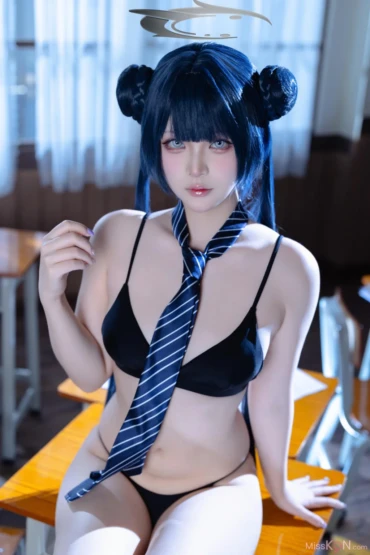 Coser@屿鱼: 蔚蓝档案 妃咲JK (61 photos)