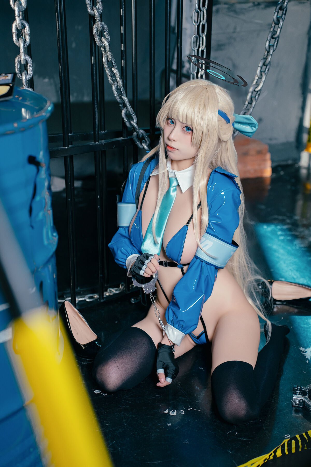 Coser@ Three Unmanned Figures - Azure Archive Policewoman (41P) Coser@ Three Unmanned Figures - Azure Archive Policewoman (41P)