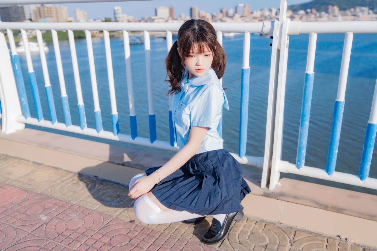 Coser@ Sakura Momo Qiu Vol.117 蔚蓝 Coser@ Sakura Momo Qiu Vol.117 蔚蓝