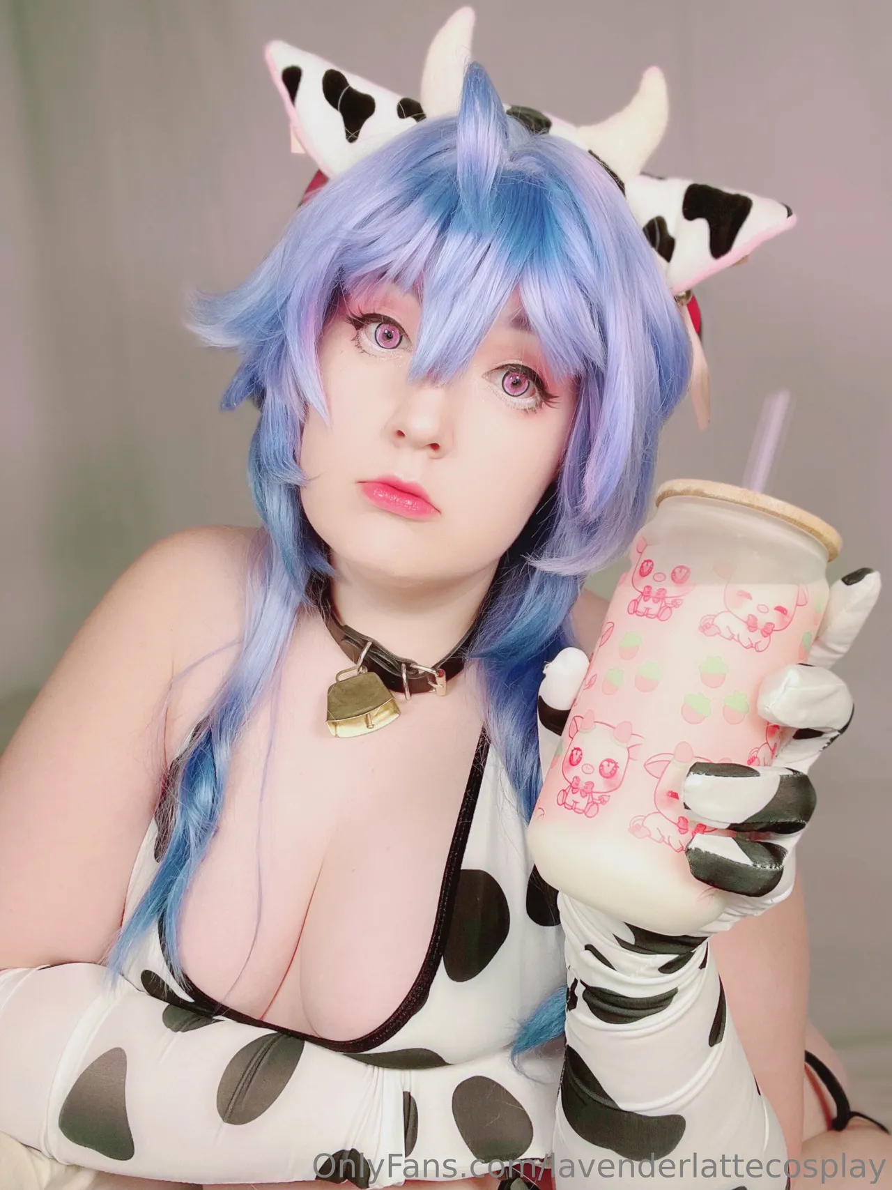 Lavender Latte - Ganyu cowkini Lavender Latte - Ganyu cowkini