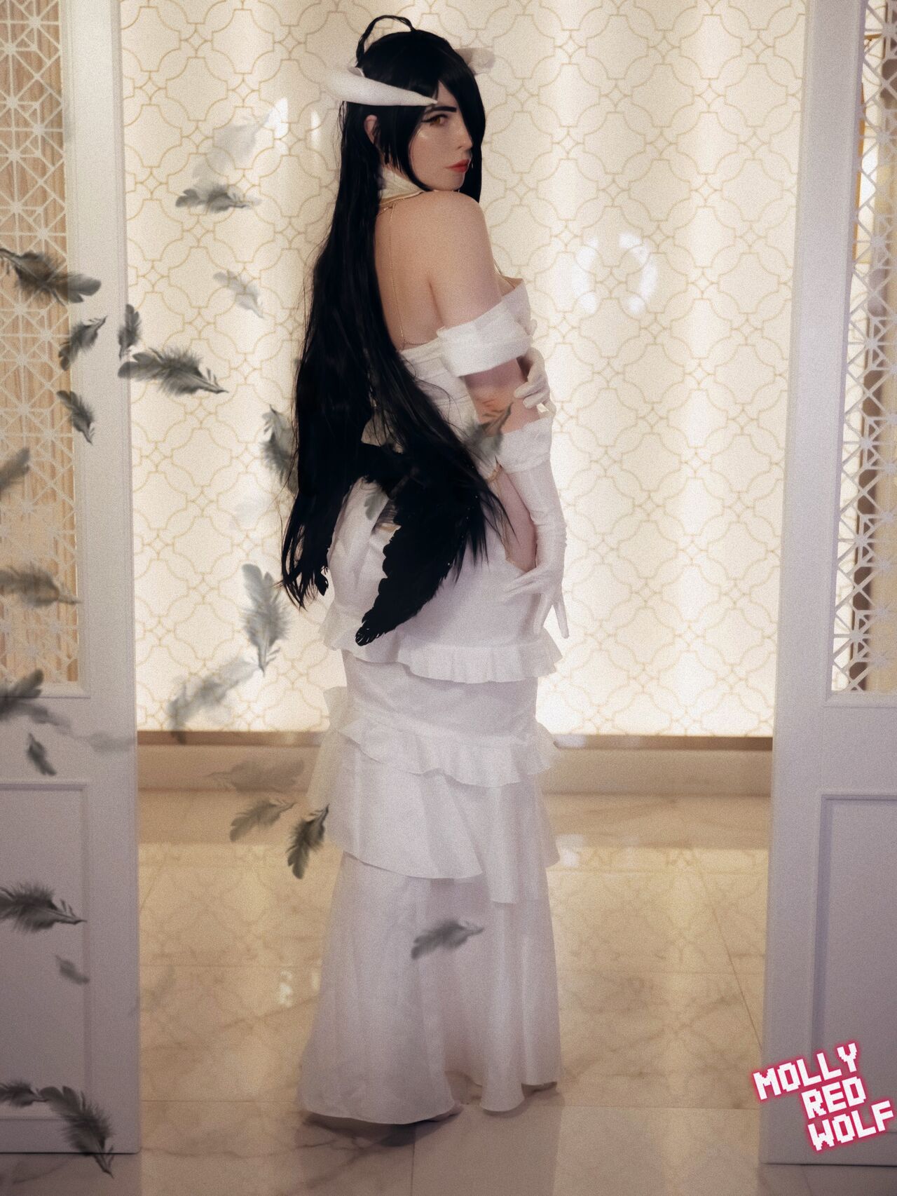 MollyRedWolf Albedo cosplay MollyRedWolf Albedo cosplay