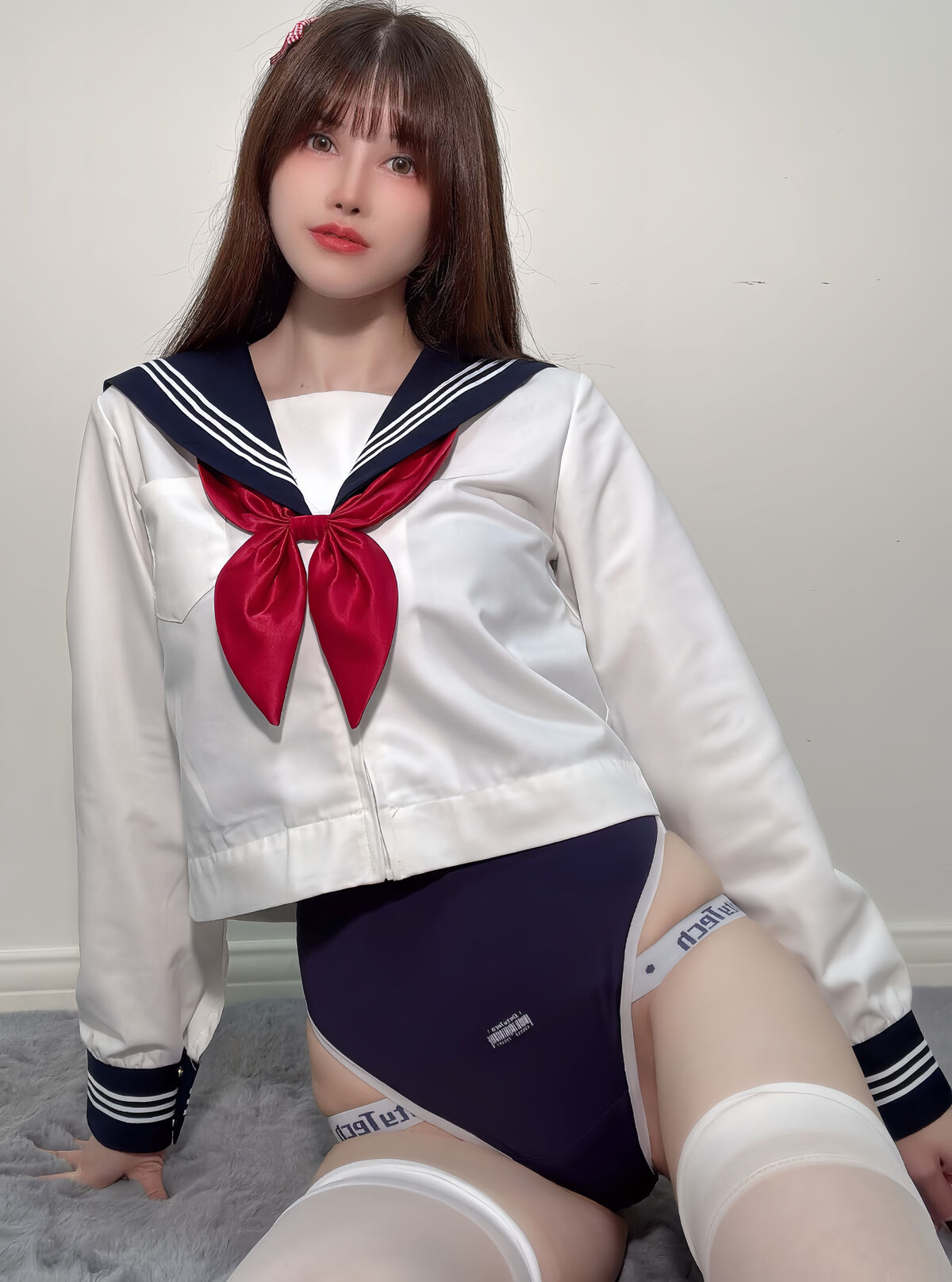 Coser@ Deer 8 Years Old - White Silk Sailor Suit (36P) Coser@ Deer 8 Years Old - White Silk Sailor Suit (36P)