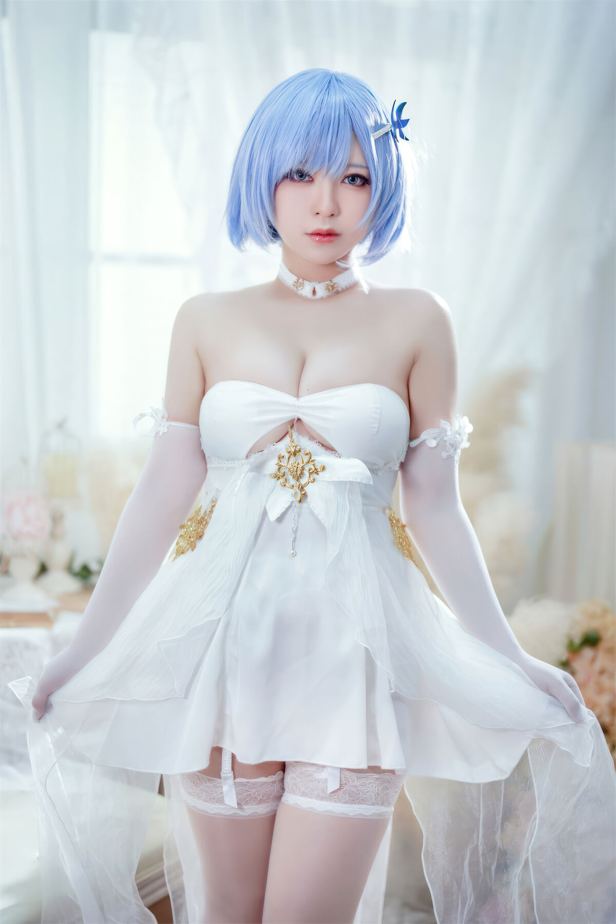 Coser@ Half and a Half - Azur Route Chabaev Melody of the White Cavalry Dress (64P - 2V) Coser@ Half and a Half - Azur Route Chabaev Melody of the White Cavalry Dress (64P - 2V)