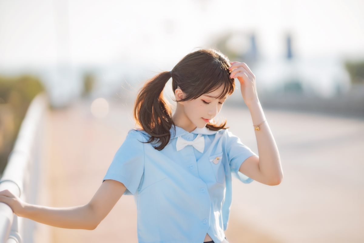 Coser@ Sakura Momo Qiu Vol.117 蔚蓝 Coser@ Sakura Momo Qiu Vol.117 蔚蓝