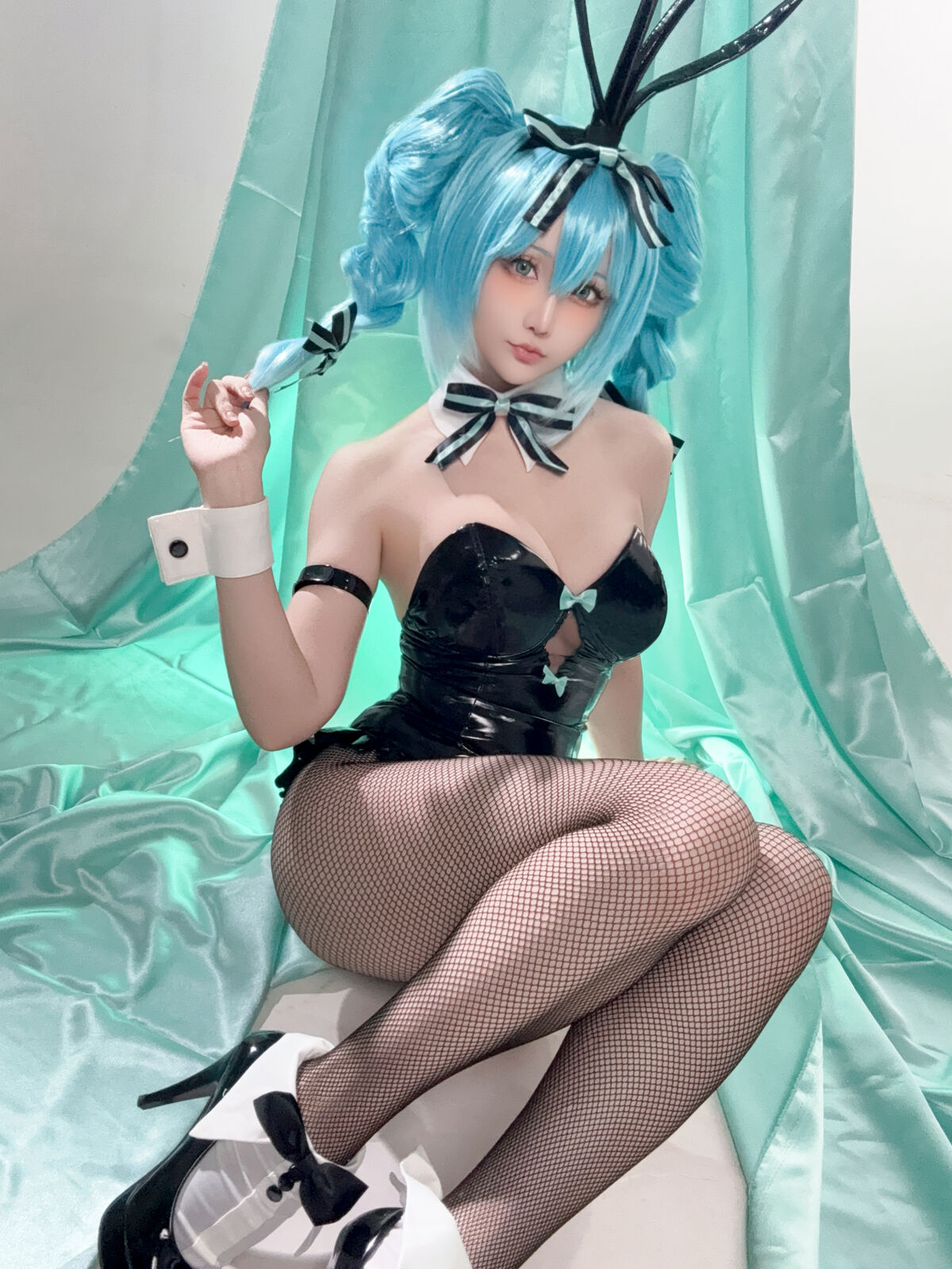 Coser@ Hoshilily - Hatsune Miku Bunny Girl (45P - 1V) Coser@ Hoshilily - Hatsune Miku Bunny Girl (45P - 1V)