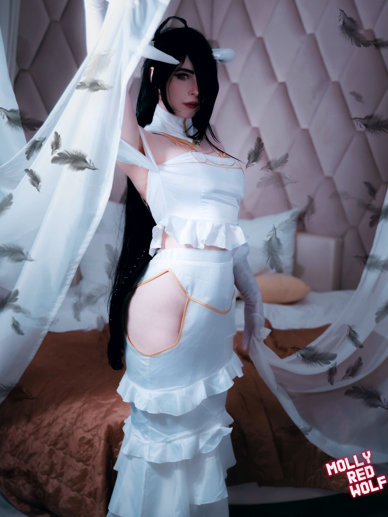MollyRedWolf Albedo cosplay 1 MollyRedWolf Albedo cosplay 1