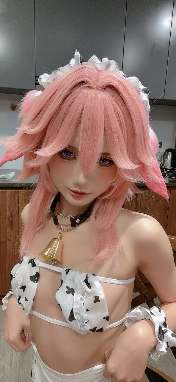 PoppaChan - Yae Miko Cow PoppaChan - Yae Miko Cow