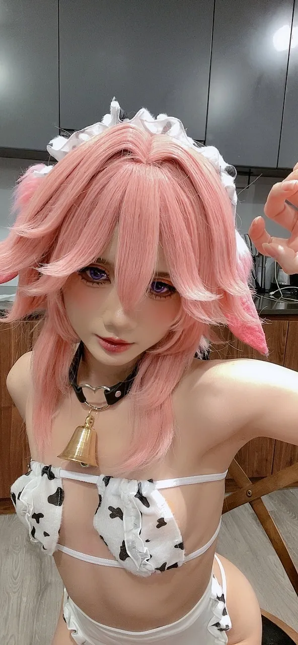 PoppaChan - Yae Miko Cow PoppaChan - Yae Miko Cow