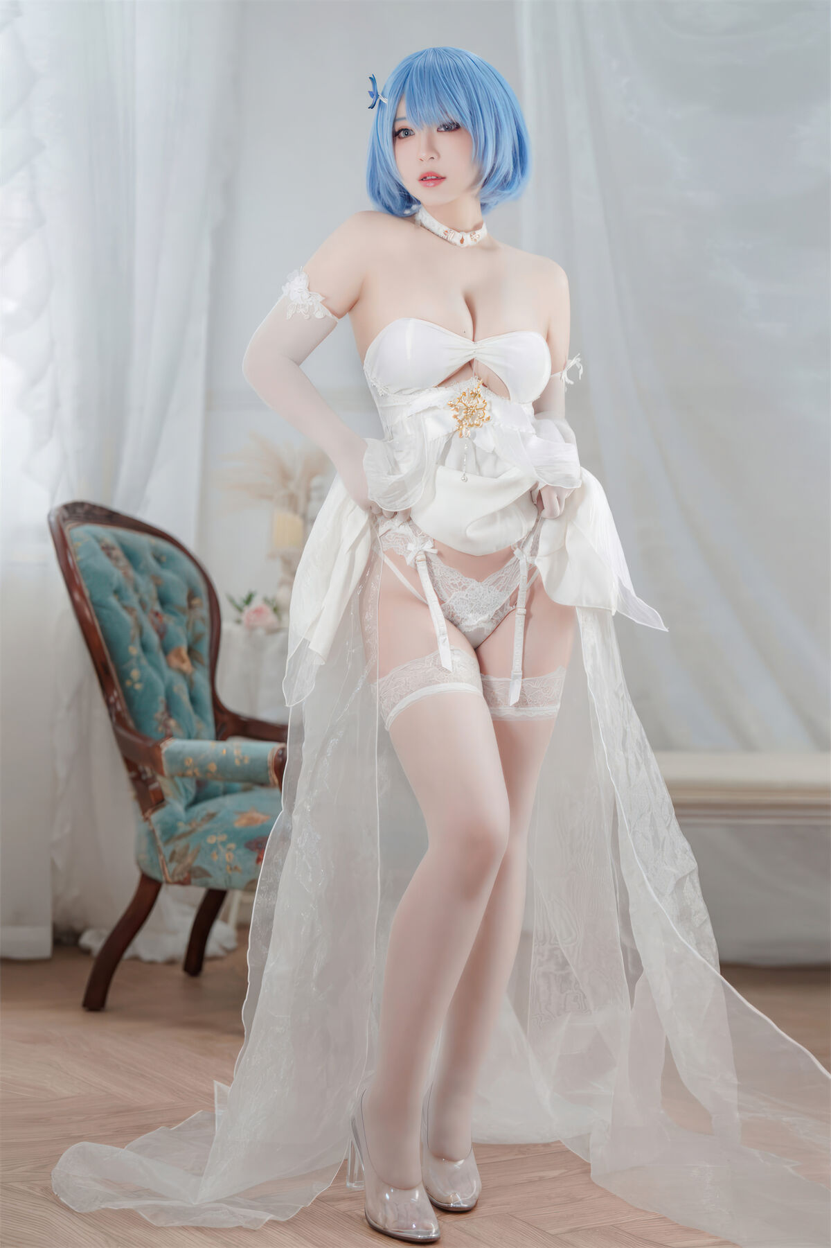 Coser@ Half and a Half - Azur Route Chabaev Melody of the White Cavalry Dress (64P - 2V) Coser@ Half and a Half - Azur Route Chabaev Melody of the White Cavalry Dress (64P - 2V)