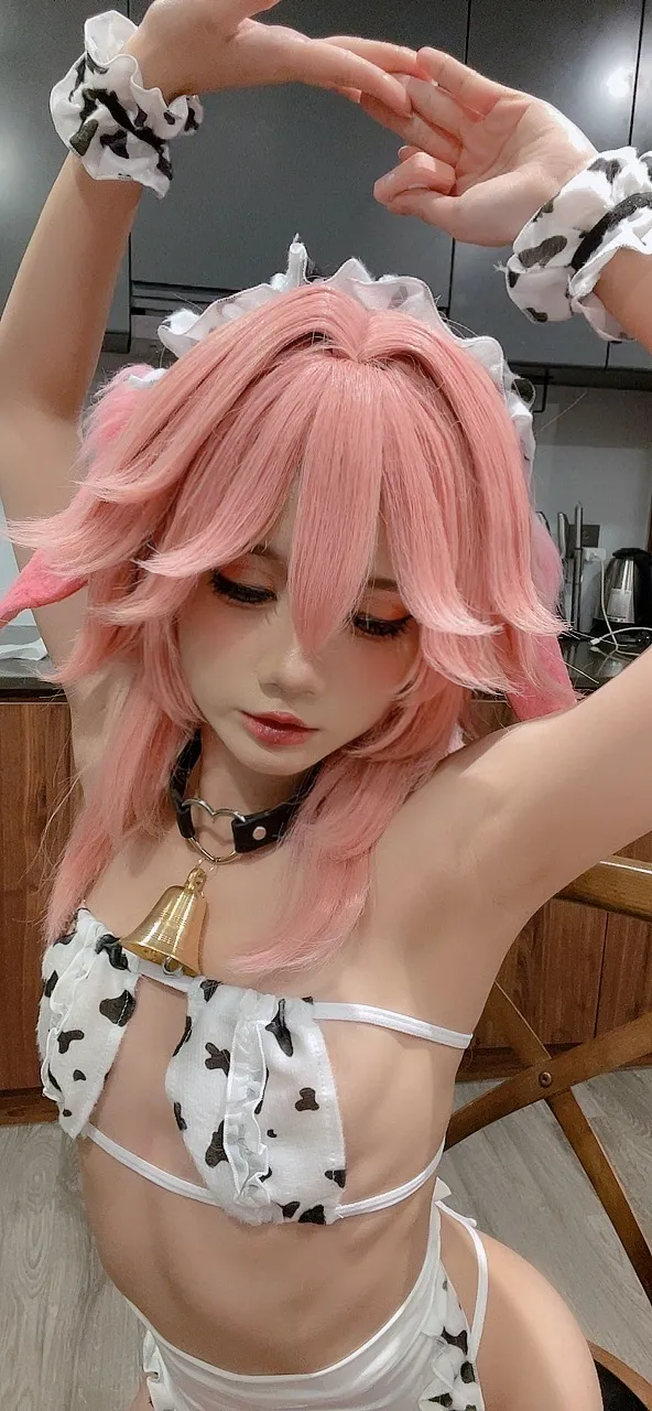 PoppaChan - Yae Miko Cow PoppaChan - Yae Miko Cow