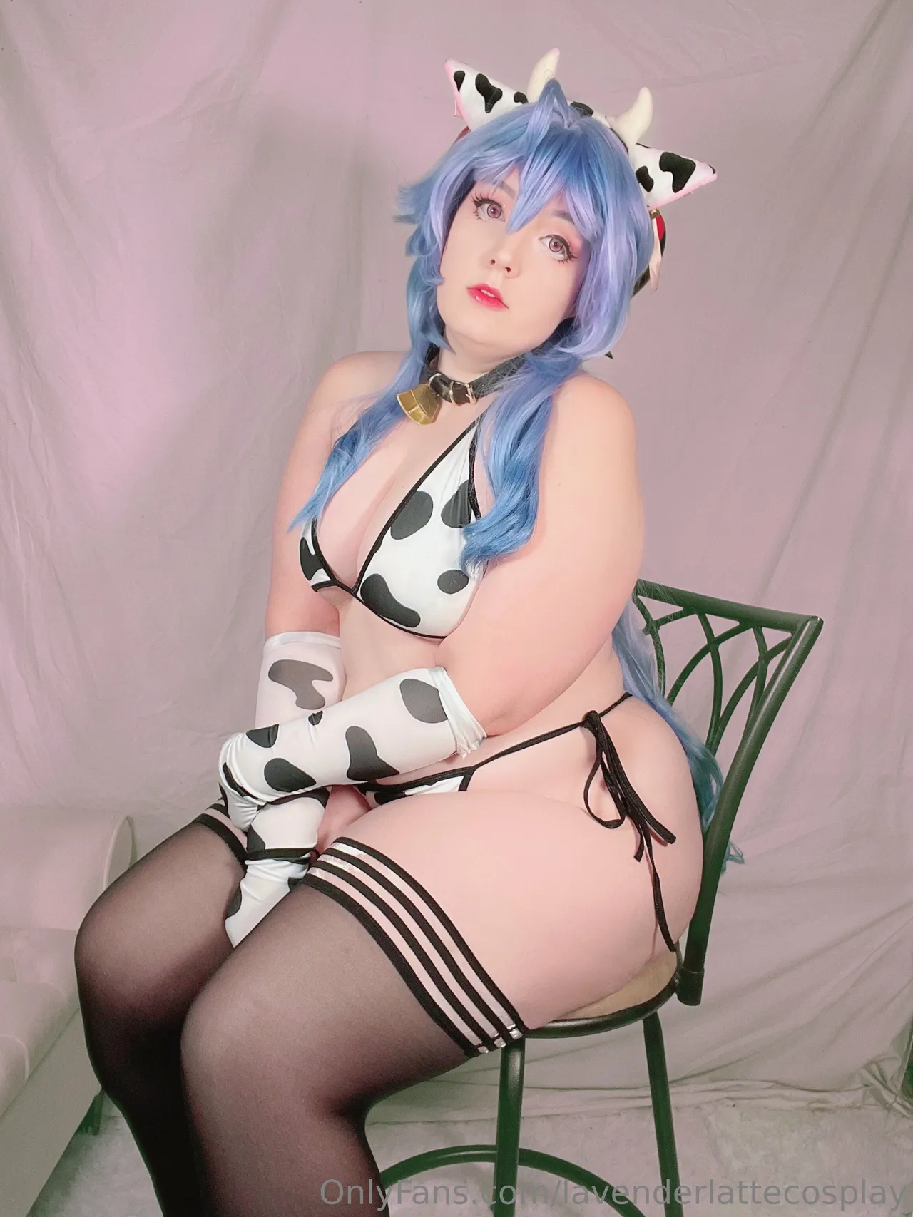 Lavender Latte - Ganyu cowkini Lavender Latte - Ganyu cowkini