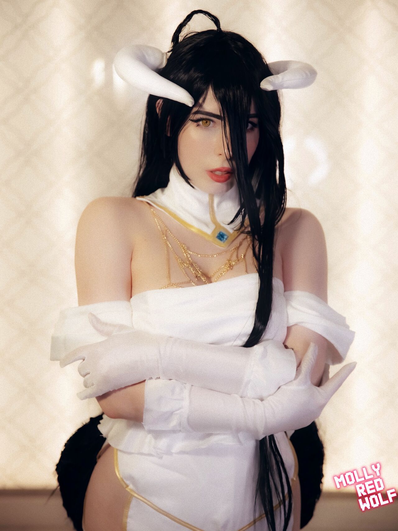 MollyRedWolf Albedo cosplay MollyRedWolf Albedo cosplay
