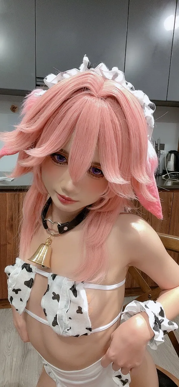 PoppaChan - Yae Miko Cow PoppaChan - Yae Miko Cow