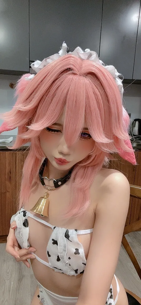 PoppaChan - Yae Miko Cow PoppaChan - Yae Miko Cow