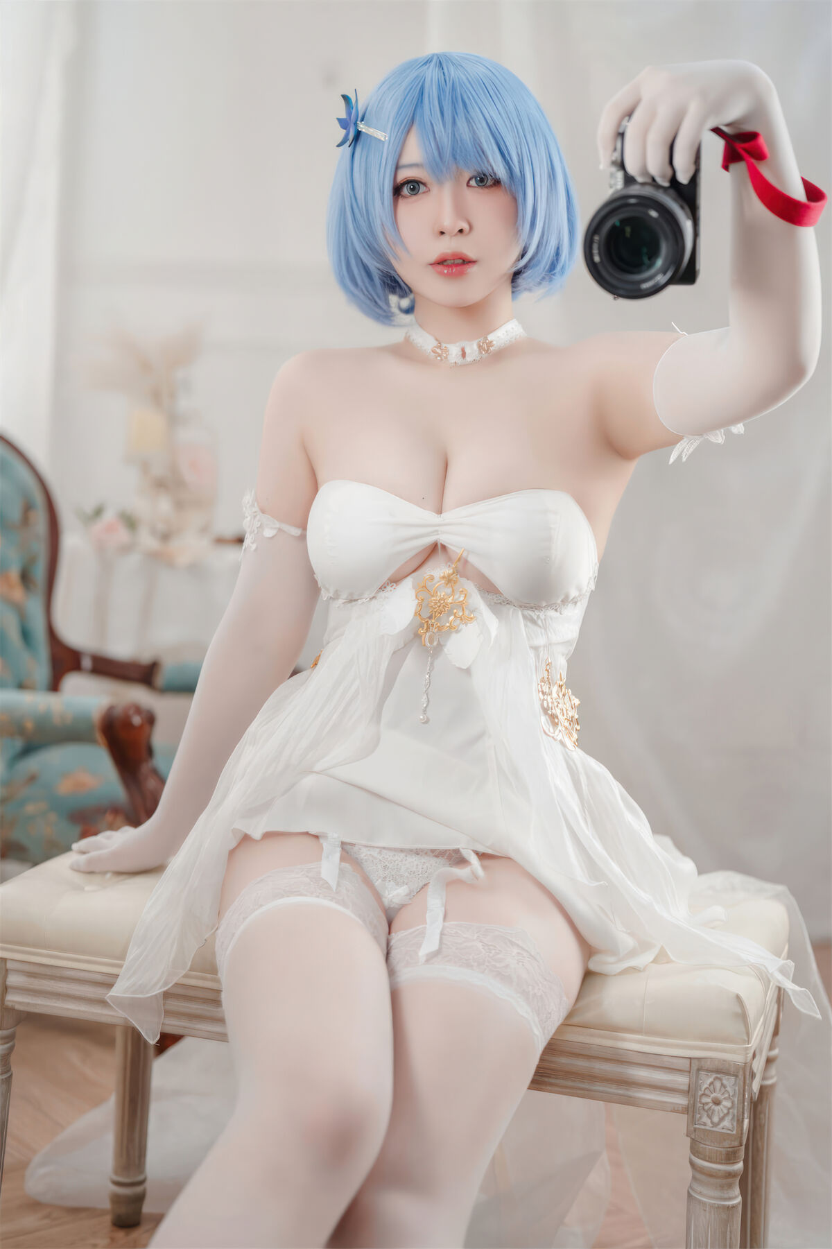 Coser@ Half and a Half - Azur Route Chabaev Melody of the White Cavalry Dress (64P - 2V) Coser@ Half and a Half - Azur Route Chabaev Melody of the White Cavalry Dress (64P - 2V)