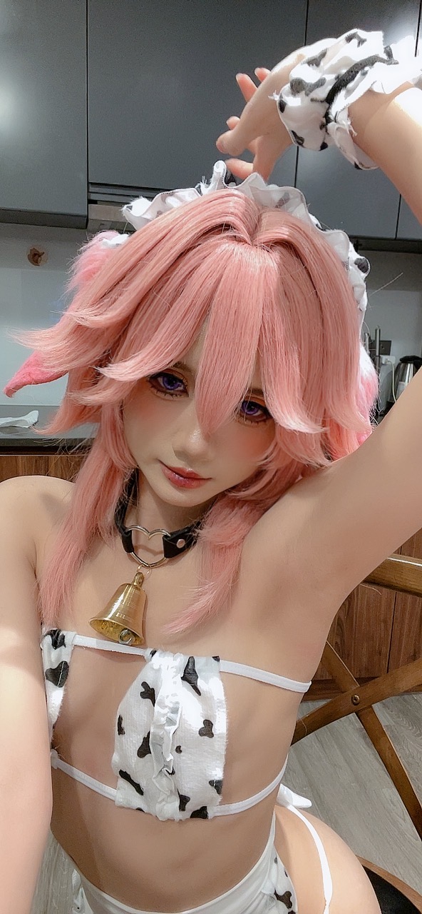 PoppaChan - Yae Miko Cow PoppaChan - Yae Miko Cow