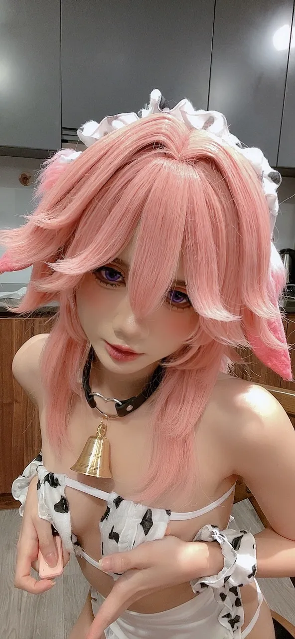 PoppaChan - Yae Miko Cow PoppaChan - Yae Miko Cow