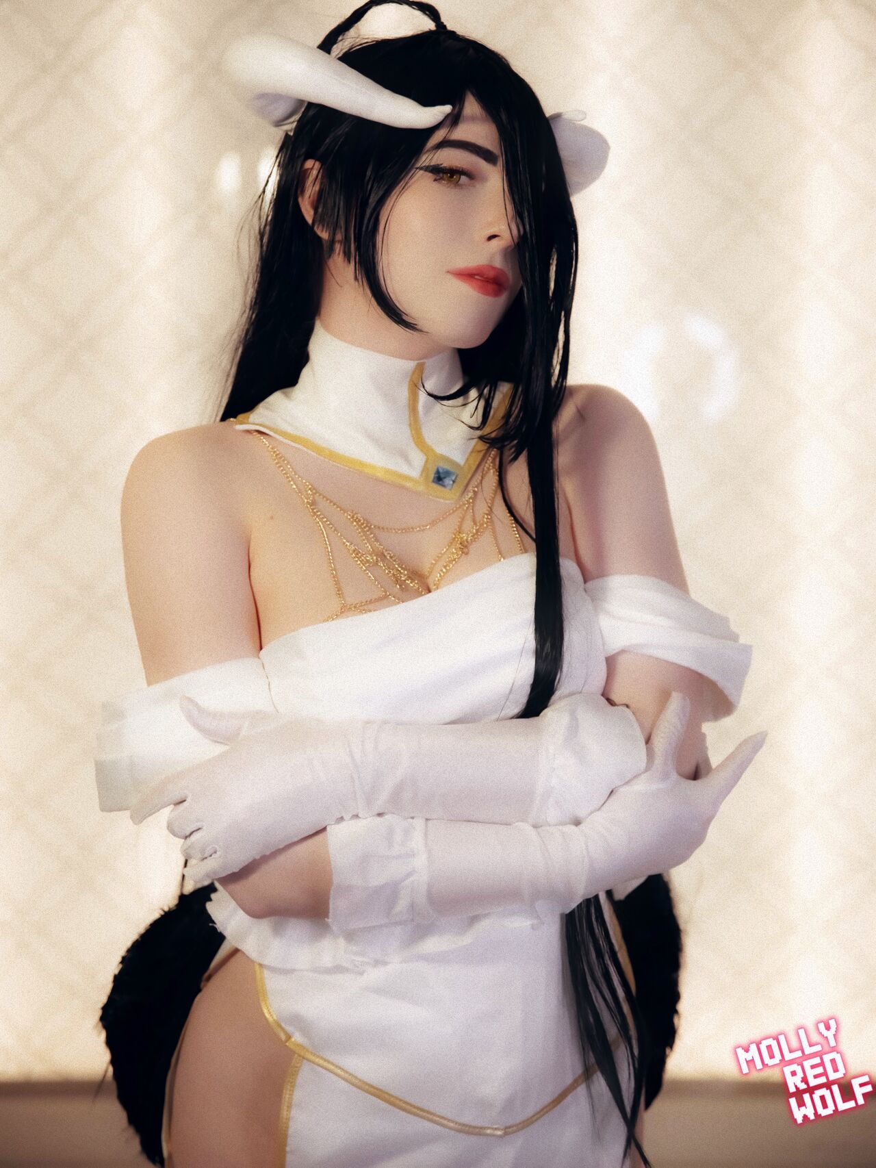 MollyRedWolf Albedo cosplay MollyRedWolf Albedo cosplay