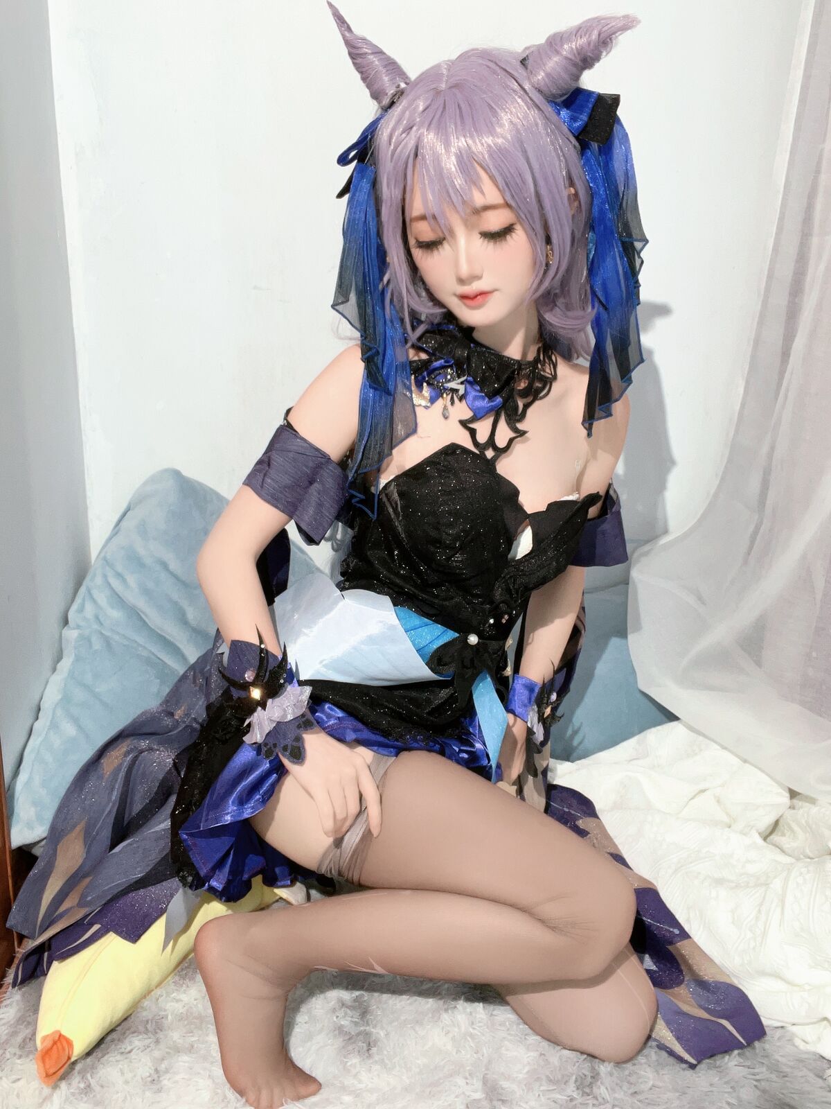 Coser@趴趴捣蛋陌 - 刻晴 832 Coser@趴趴捣蛋陌 - 刻晴 832