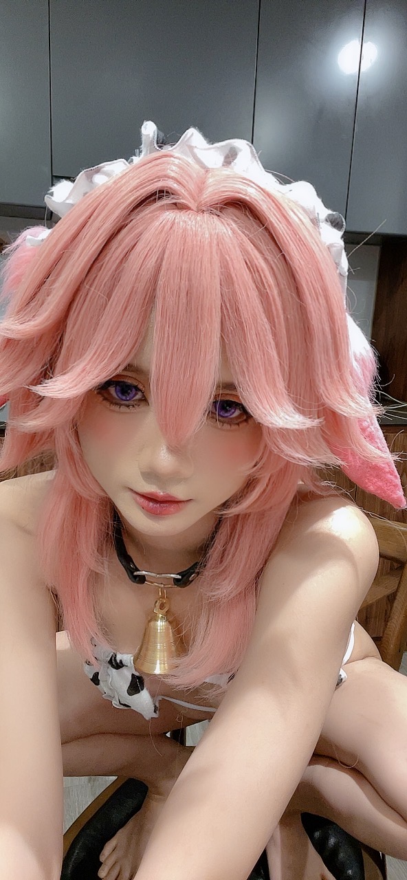 PoppaChan - Yae Miko Cow PoppaChan - Yae Miko Cow