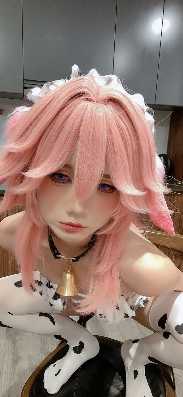 PoppaChan - Yae Miko Cow PoppaChan - Yae Miko Cow