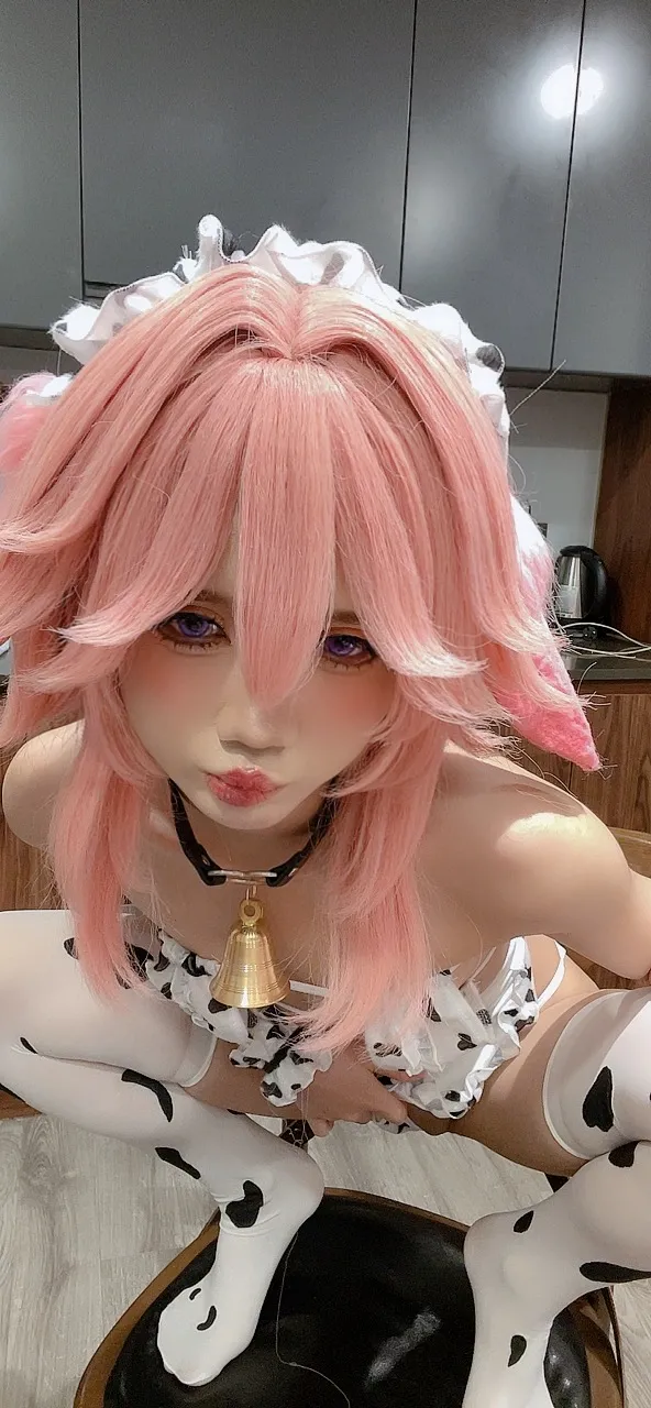 PoppaChan - Yae Miko Cow PoppaChan - Yae Miko Cow