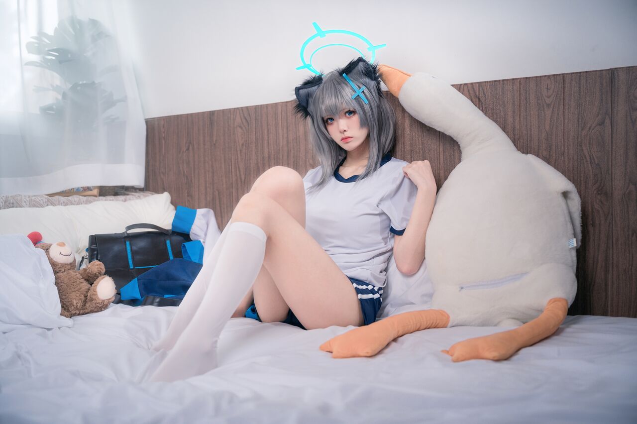 Kyu Qiao Gymnastics Clothes Shirako Shiroko Kyu Qiao Gymnastics Clothes Shirako Shiroko