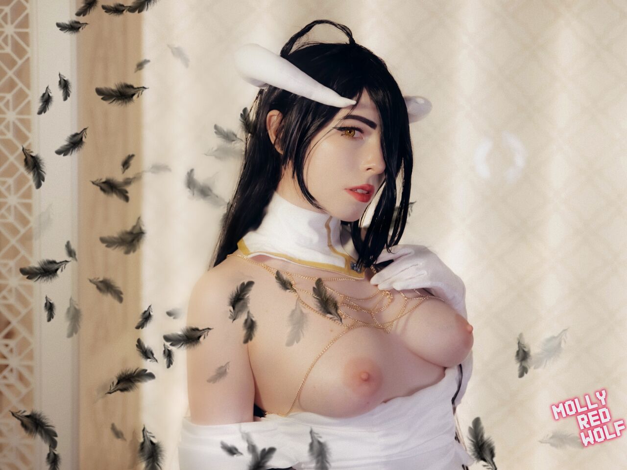 MollyRedWolf Albedo cosplay MollyRedWolf Albedo cosplay