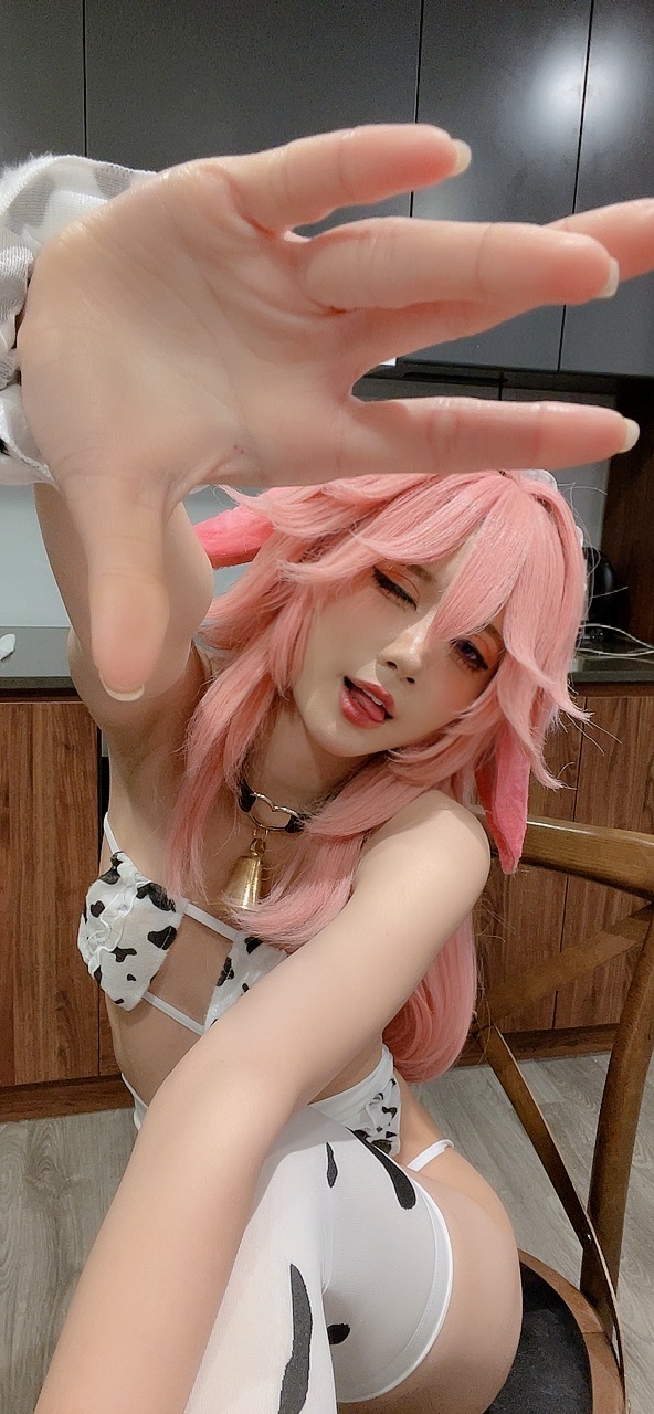 PoppaChan - Yae Miko Cow PoppaChan - Yae Miko Cow