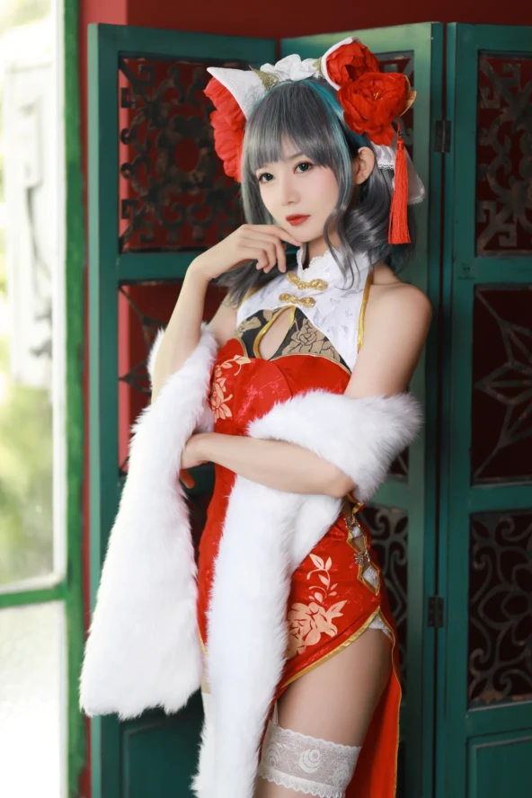 51 Sauce - Azur Route Cheshire Chinese New Year cheongsam 9 51 Sauce - Azur Route Cheshire Chinese New Year cheongsam