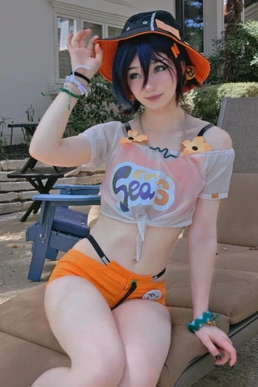 Celebi cosplay - Summer Belle 3 Celebi cosplay - Summer Belle