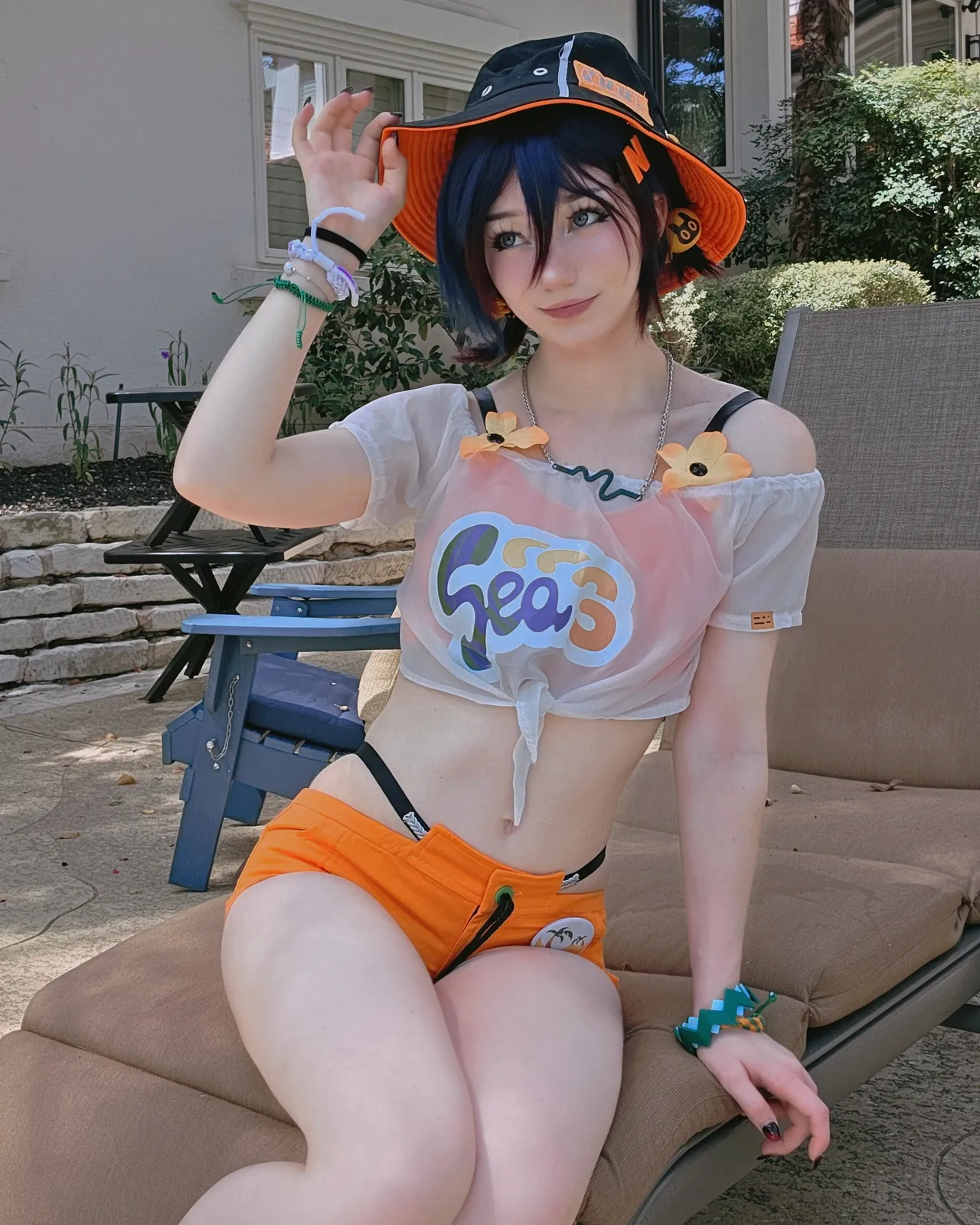 Celebi cosplay - Summer Belle Celebi cosplay - Summer Belle