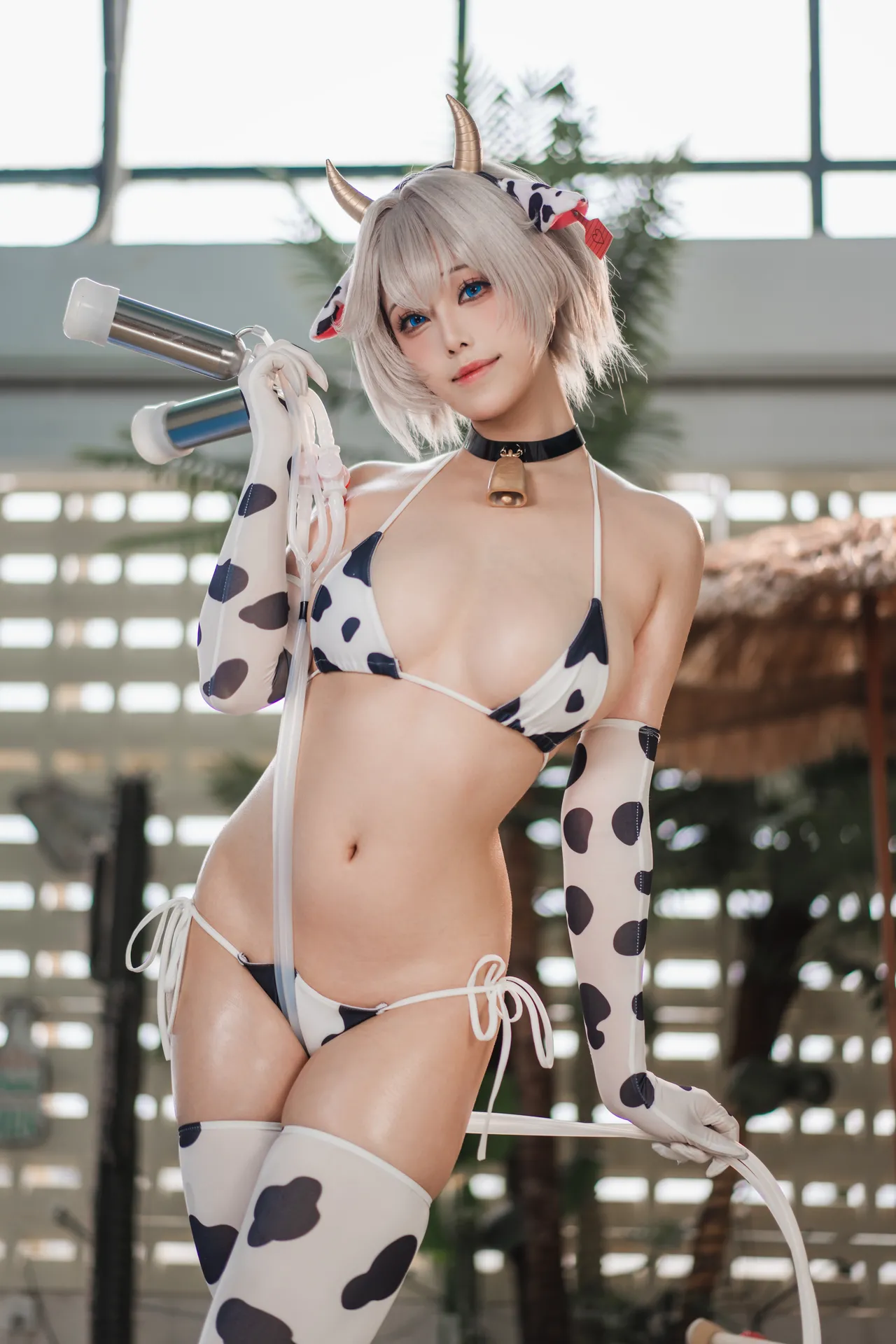 Honey Cat Fur - Brown Dust Tyrese Cow Bikini Honey Cat Fur - Brown Dust Tyrese Cow Bikini