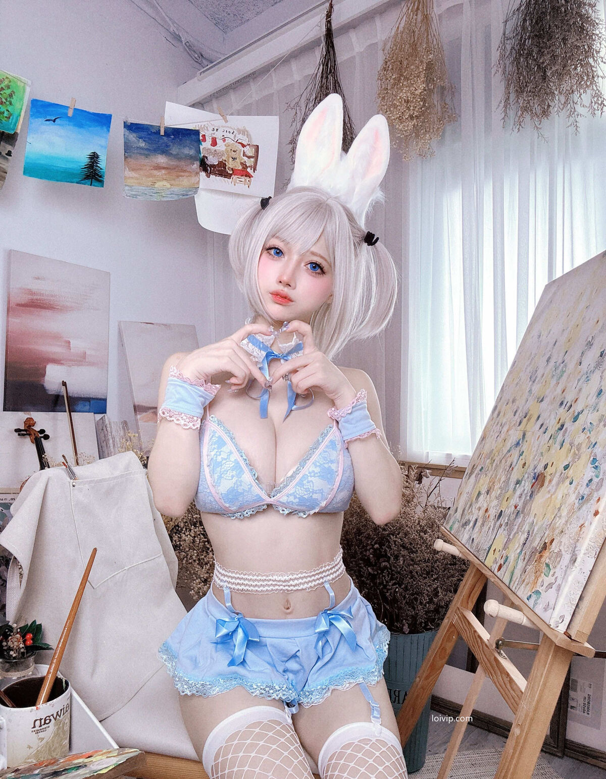 Coser@ Rinka Okita - Blue Rabbit (71P - 2V) Coser@ Rinka Okita - Blue Rabbit (71P - 2V)